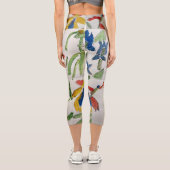 抽象芸術植物性デザインアクティブ衣服-レギンス カプリレギンス (裏面)