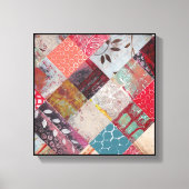 抽象芸術植物 キャンバスプリント (正面)