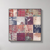 抽象芸術植物 キャンバスプリント (正面)