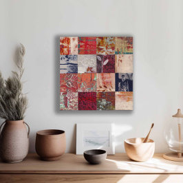 抽象芸術植物 キャンバスプリント