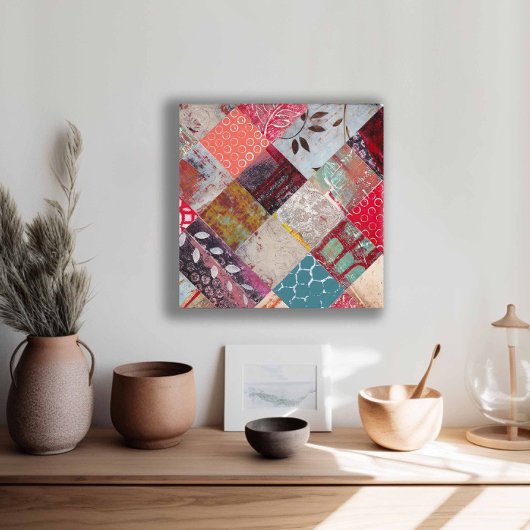 抽象芸術植物 キャンバスプリント