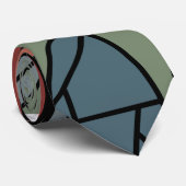 抽象芸術楕円 ネクタイ (ロール)