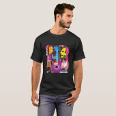 抽象芸術楽しむアーツイプピカソアートウェイグラフィック Tシャツ (正面フル)