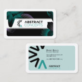 抽象芸術概念名刺 名刺 (正面/裏面)