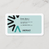 抽象芸術概念名刺 名刺 (裏面)