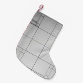 抽象芸術構コンテンポラリー造 スモールクリスマスストッキング (正面 (吊り時))