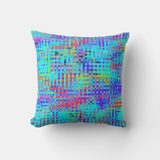 抽象芸術構造カオス クッション (正面)
