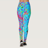 抽象芸術構造カオス レギンス (裏面)