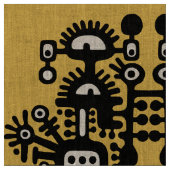 抽象芸術構造パターン – 白黒 ファブリック (クローズアップ)