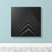 抽象芸術構造 キャンバスプリント (インサイチュ (ウッドフロア))