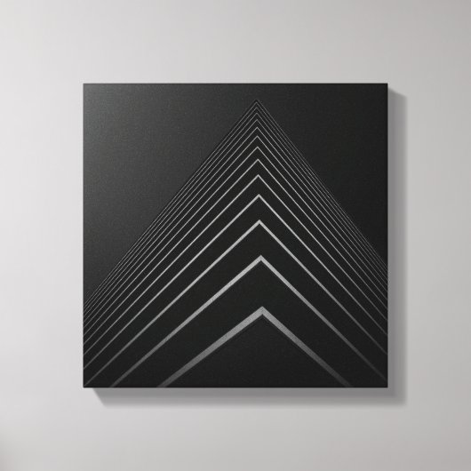 抽象芸術構造 キャンバスプリント (正面)