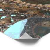 抽象芸術構造 ポスター (角)