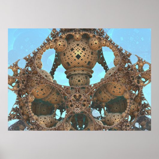 抽象芸術構造 ポスター (正面)