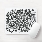 抽象芸術構造 マウスパッド (マウス)