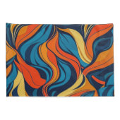 抽象芸術標準ペア枕カバー 枕カバー (裏面-右)