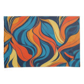 抽象芸術標準ペア枕カバー 枕カバー (正面右)