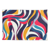 抽象芸術標準ペア枕カバー 枕カバー (裏面-左)