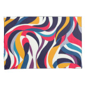 抽象芸術標準ペア枕カバー 枕カバー (正面右)