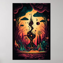 抽象芸術模様のポスター ポスター