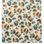 抽象芸術模様シャワーカーテン シャワーカーテン (正面)