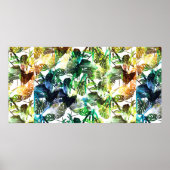 抽象芸術模様デザイン鮮やか ポスター (正面)