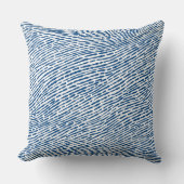 抽象芸術模様140523 – 絞り青と白 クッション (正面)