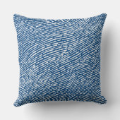 抽象芸術模様140523 – 絞り青の白 クッション (裏面)