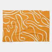 抽象芸術模様 キッチンタオル (横)