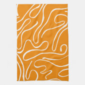 抽象芸術模様 キッチンタオル (縦)