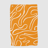 抽象芸術模様 ゴルフタオル (正面)