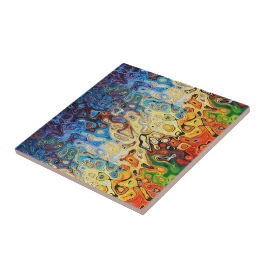 抽象芸術模様 タイル (側面)