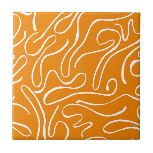 抽象芸術模様 タイル (正面)