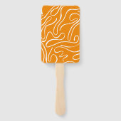 抽象芸術模様 ハンドファン (裏面)