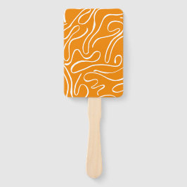 抽象芸術模様 ハンドファン