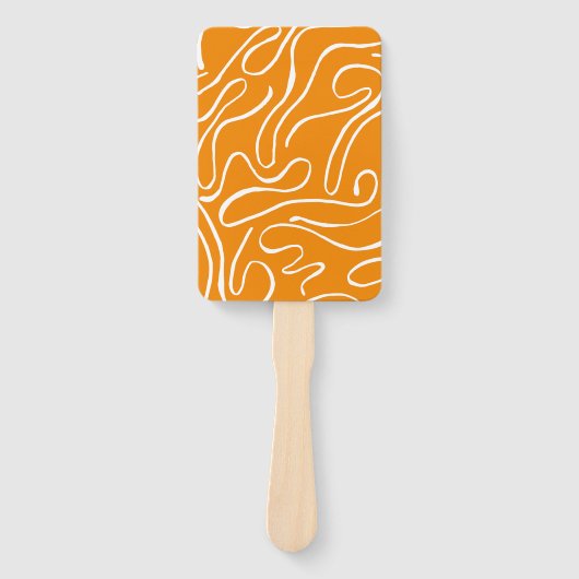 抽象芸術模様 ハンドファン (正面)