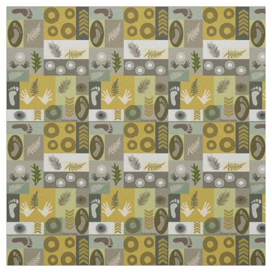 抽象芸術模様 ファブリック (見本)