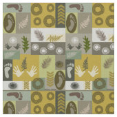 抽象芸術模様 ファブリック (クローズアップ)