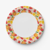 抽象芸術模様 ペーパープレート (正面)