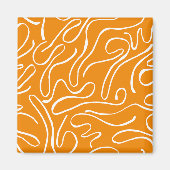 抽象芸術模様 マグネット (正面)