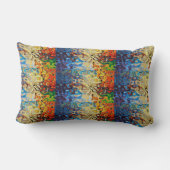 抽象芸術模様 ランバークッション (裏面)