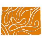 抽象芸術模様 ラージペーパーバッグ (正面)