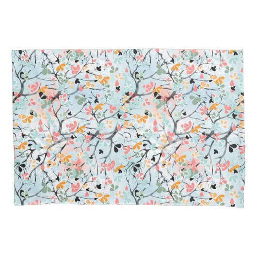 抽象芸術模様 枕カバー (正面)