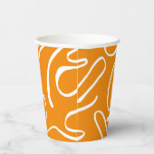 抽象芸術模様 紙コップ (右)