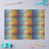 抽象芸術模様 薄葉紙 (クラフト)