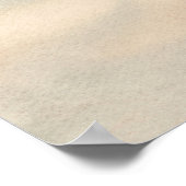 抽象芸術横向き中性水色水平 ポスター (角)