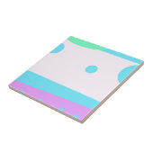 抽象芸術横長(3つのムーンタイル) タイル (側面)