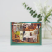 抽象芸術横Potosi 23.5x16.75 ポストカード (スタンド正面)