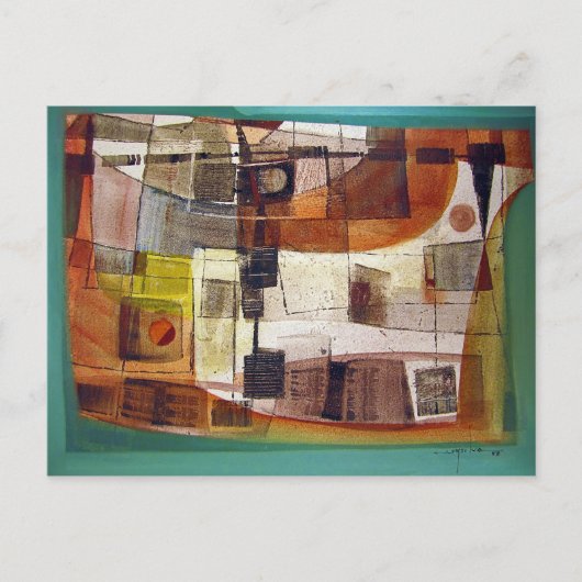 抽象芸術横Potosi 23.5x16.75 ポストカード (正面)