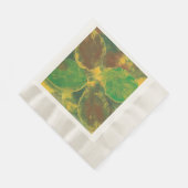 抽象芸術樺の木ツリー紅葉紙ナプキンス 縁ありランチョンナプキン (角)