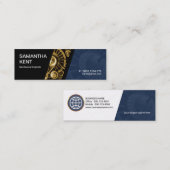 抽象芸術機械ギア技術者 スキニー名刺 (正面/裏面)